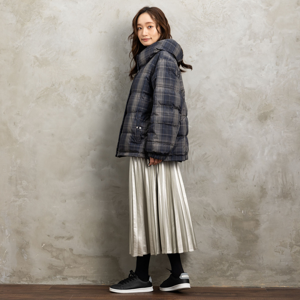 21号(6L~) FONTLAB リバーシブルチェックダウンジャケット13