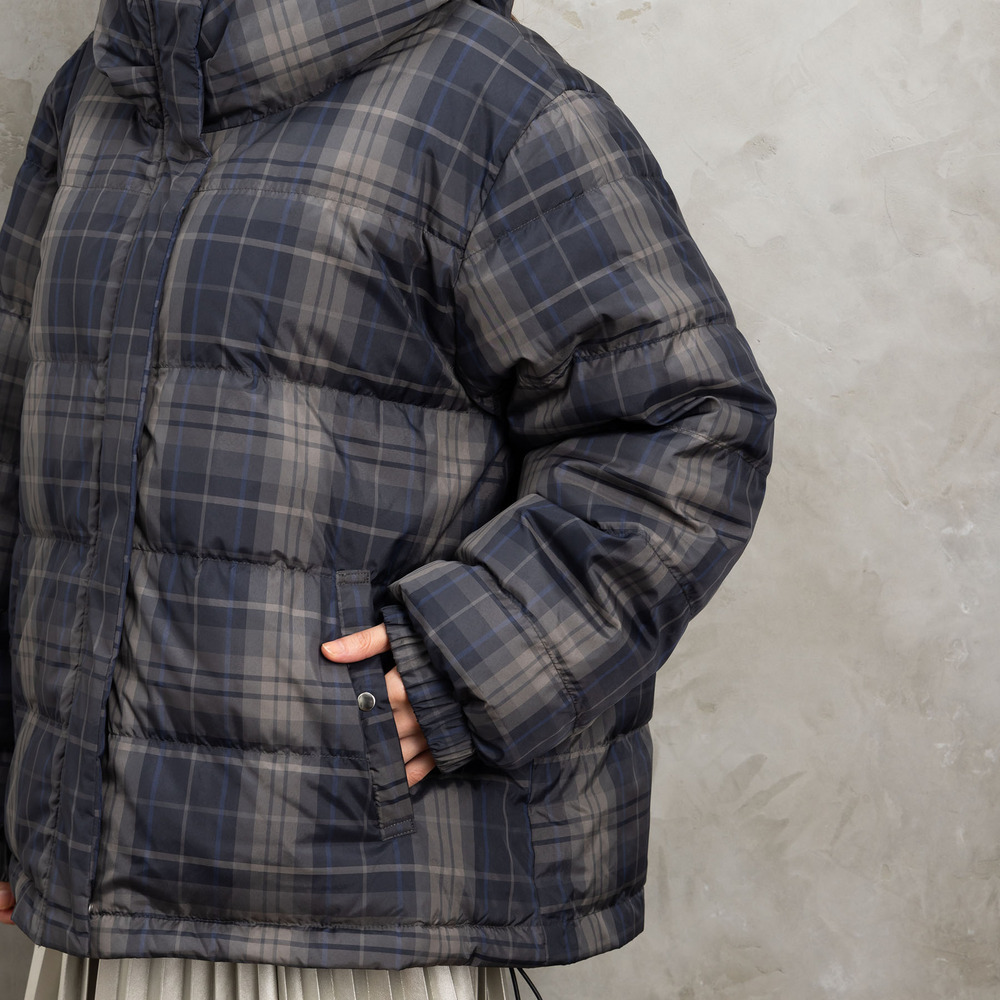 21号(6L~) FONTLAB リバーシブルチェックダウンジャケット17