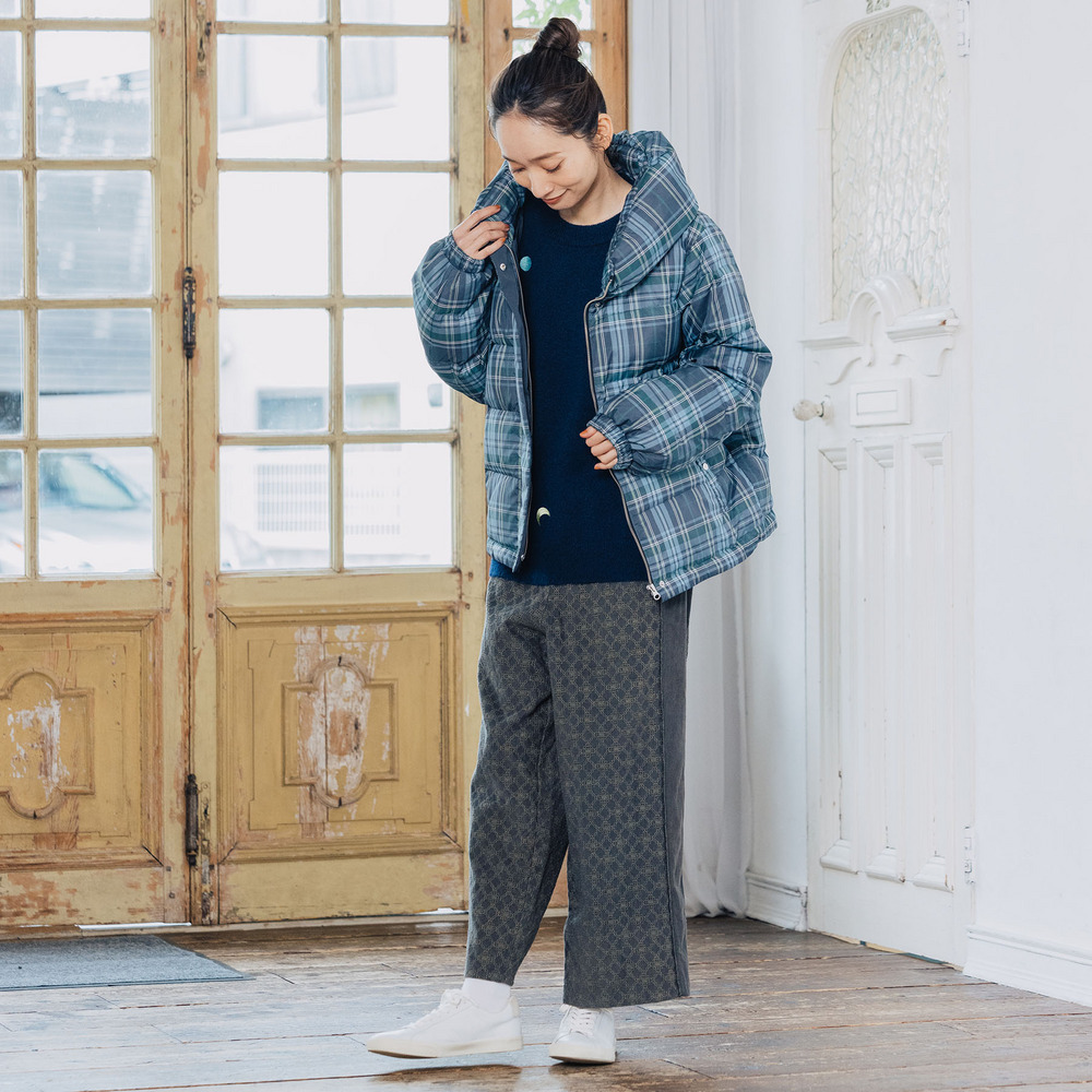 21号(6L~) FONTLAB リバーシブルチェックダウンジャケット2