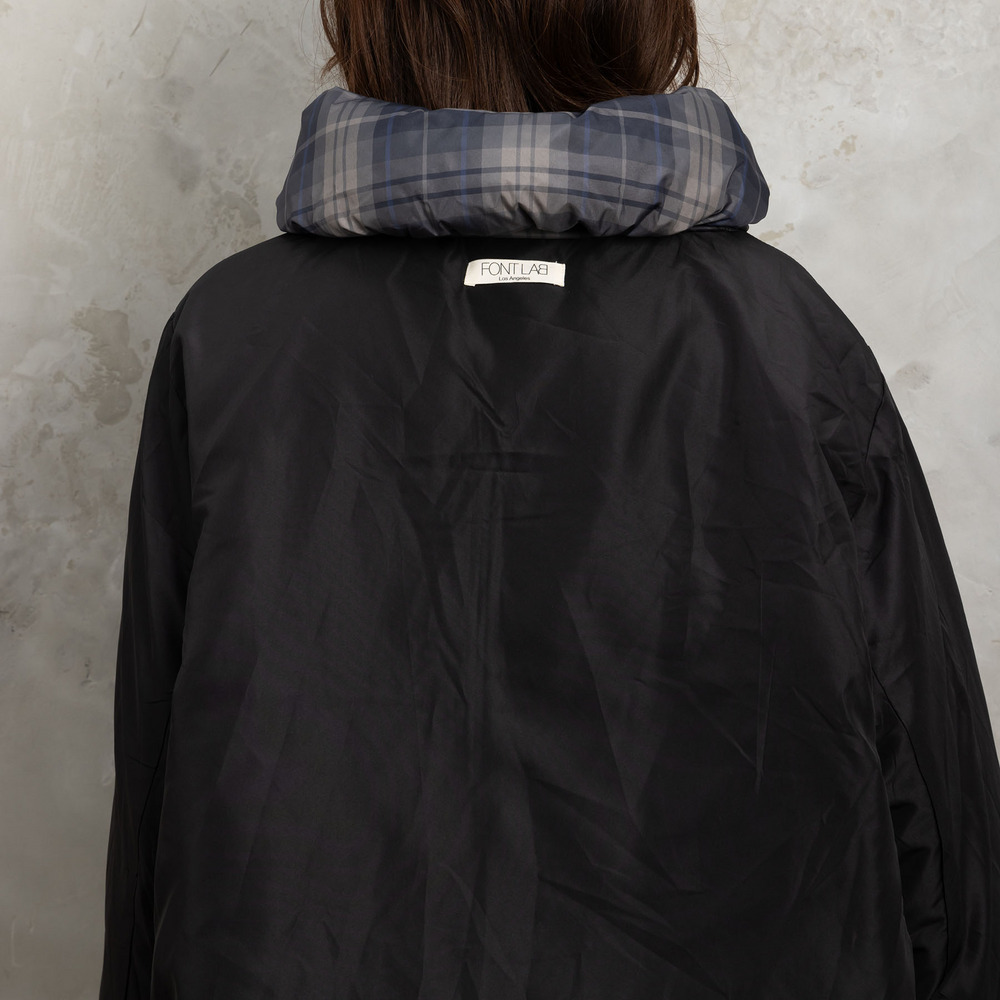 21号(6L~) FONTLAB リバーシブルチェックダウンジャケット23