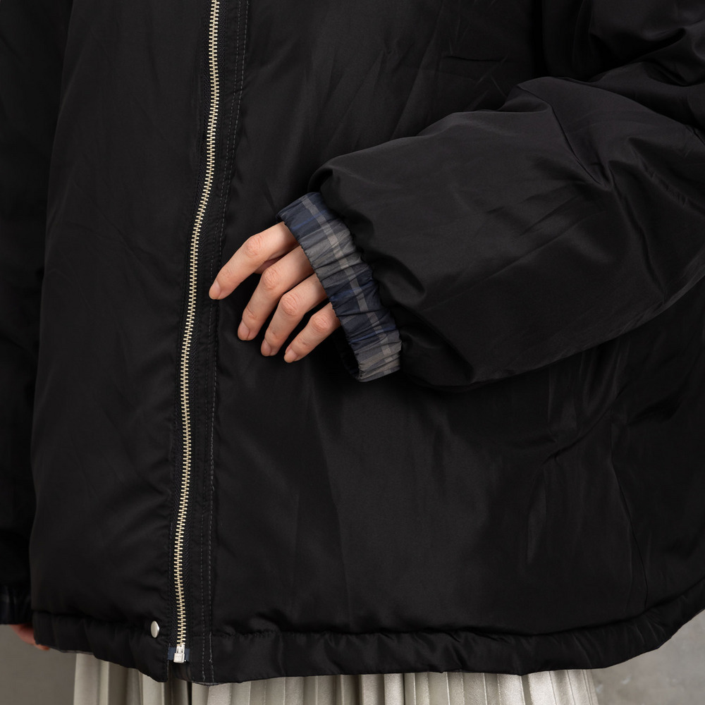 21号(6L~) FONTLAB リバーシブルチェックダウンジャケット27