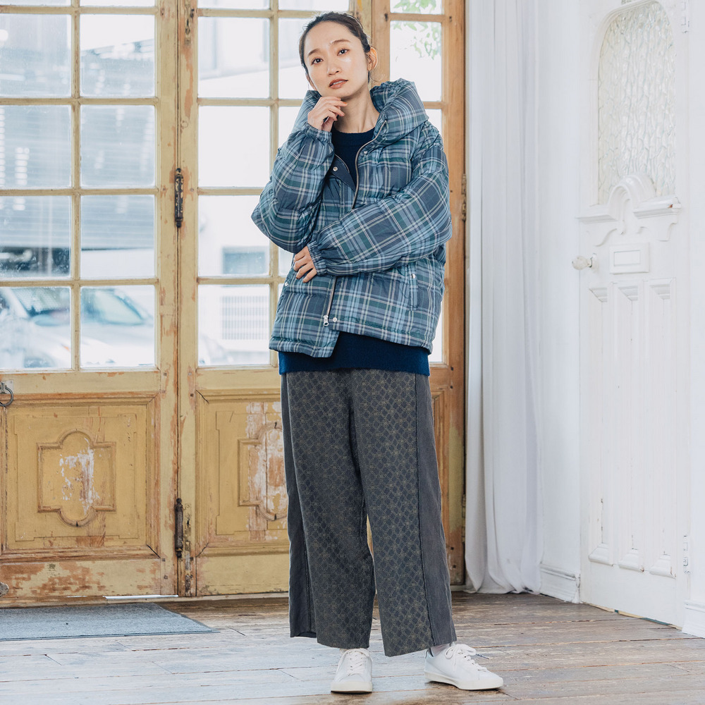 21号(6L~) FONTLAB リバーシブルチェックダウンジャケット3