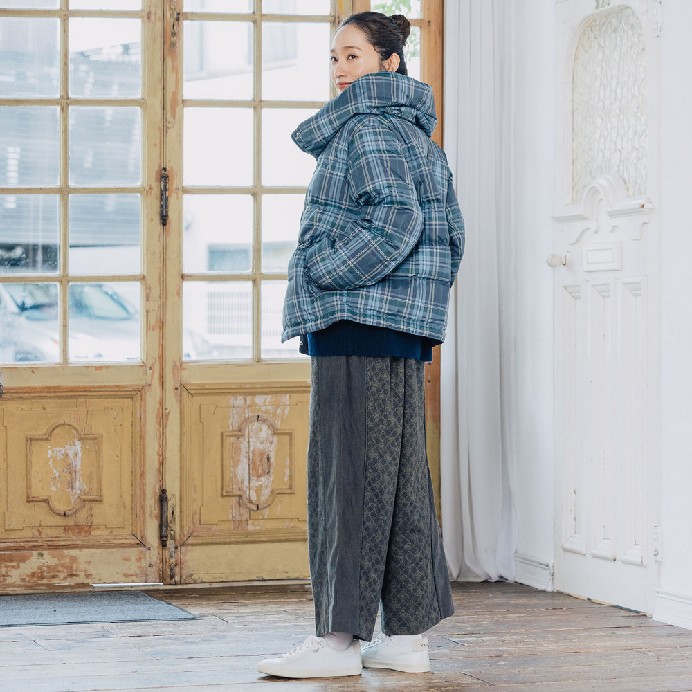 21号(6L~) FONTLAB リバーシブルチェックダウンジャケット5