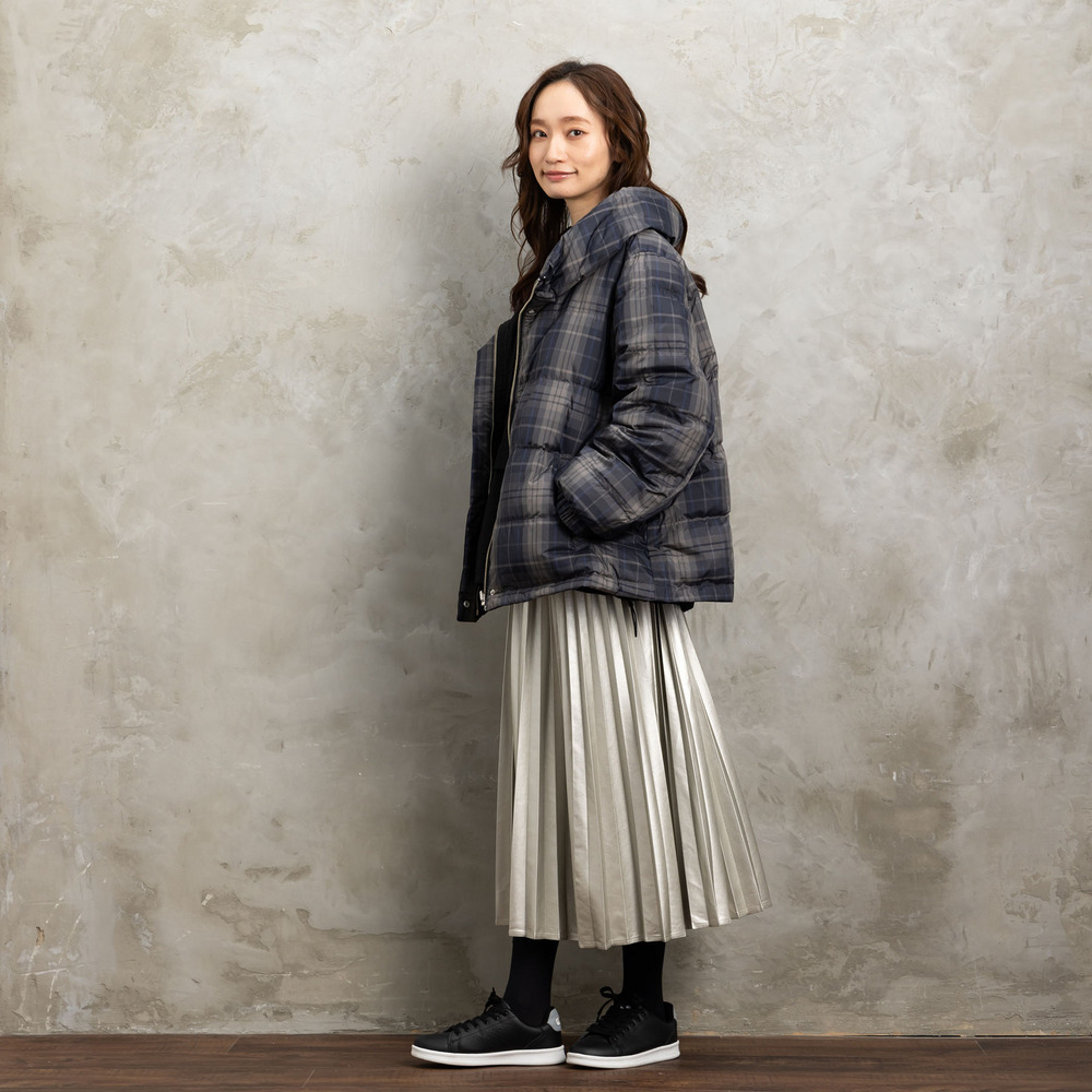 21号(6L~) FONTLAB リバーシブルチェックダウンジャケット7