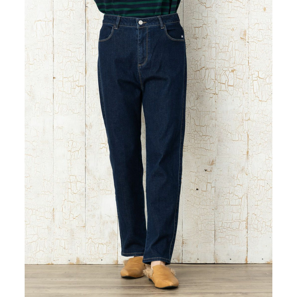 21号・23号(6L・7L) FONTLAB スター刺繍ストレートデニム10