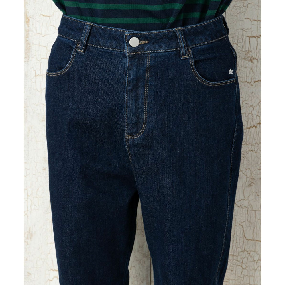 21号・23号(6L・7L) FONTLAB スター刺繍ストレートデニム15