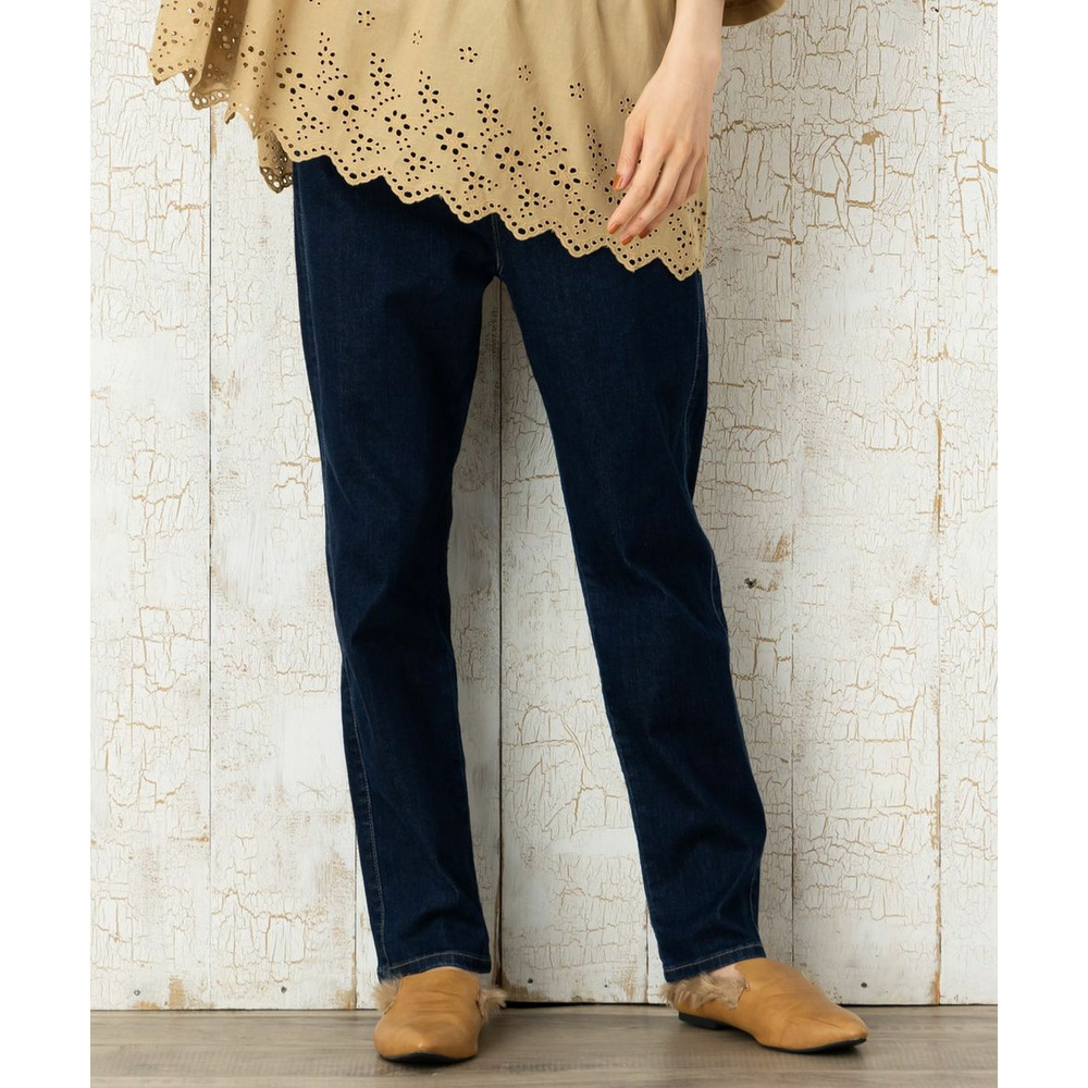 21号・23号(6L・7L) FONTLAB スター刺繍ストレートデニム1