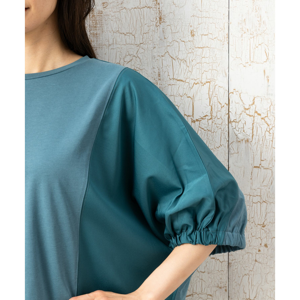 21号(6L~) FONTLAB ドルマンスリーブ布帛コンビカットソー11