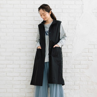  15号・19号(3L・5L) FONTLAB バックレーススタンドロングジレ