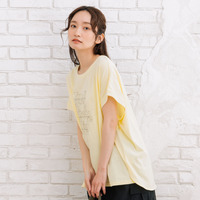 【sabstreet bis】【web限定】【大きいサイズ】 15号(3L) プロバーブステッチエンブロイダリーTシャツ