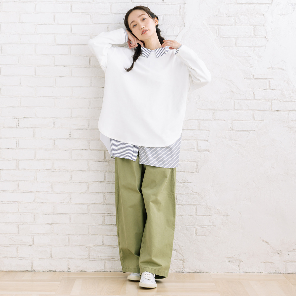 15号(3L) FONTLAB ストライプクレイジーパターンシャツ11