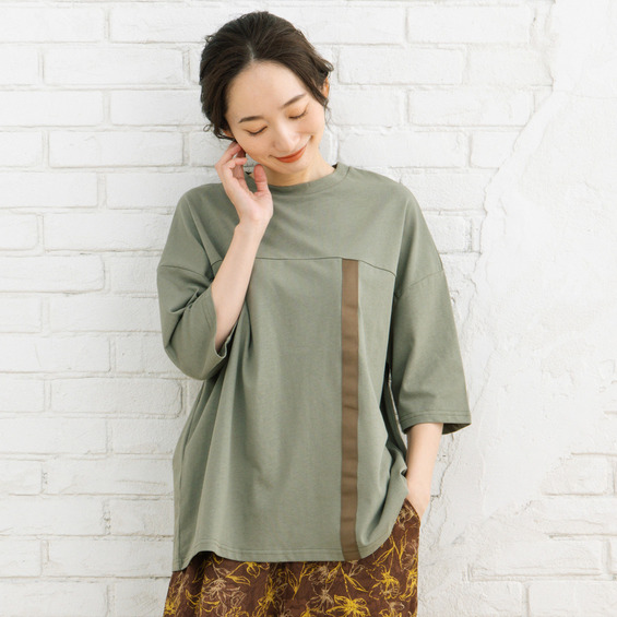 15号(3L) FONTLAB テープラインTシャツ【アリノマ/Alinoma】 15号(3L) FONTLAB テープラインTシャツ【アリノマ/Alinoma】