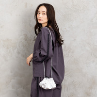 15号(3L) INDESIGN チロリアンテープエンブロイダリーブラウス