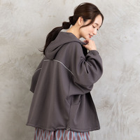 FONTLAB ラメパイピングダンボールドロストブルゾン