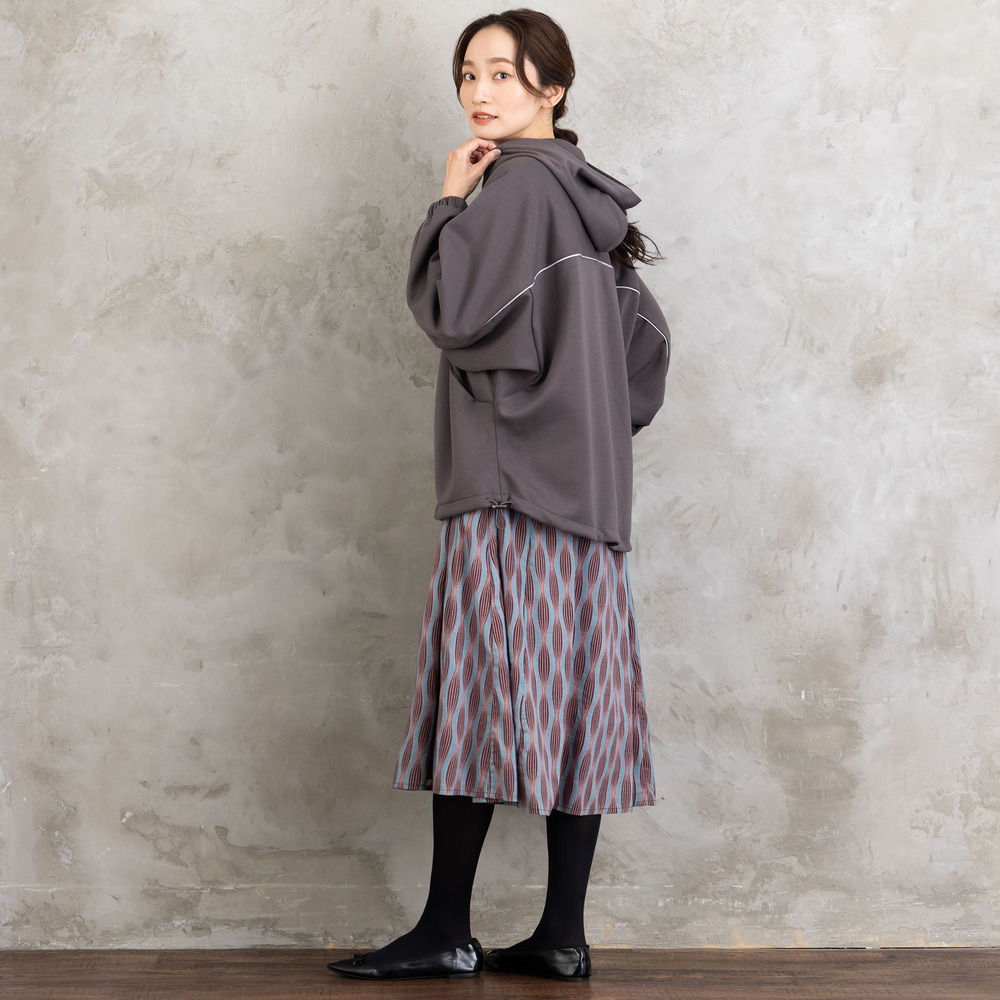 FONTLAB ラメパイピングダンボールドロストブルゾン12