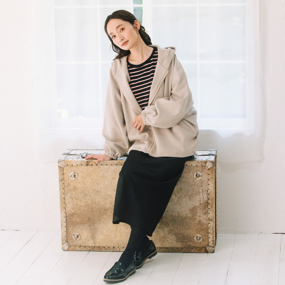 FONTLAB ラメパイピングダンボールドロストブルゾン5