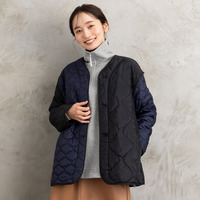 FONTLAB キルティングMIXブルゾン