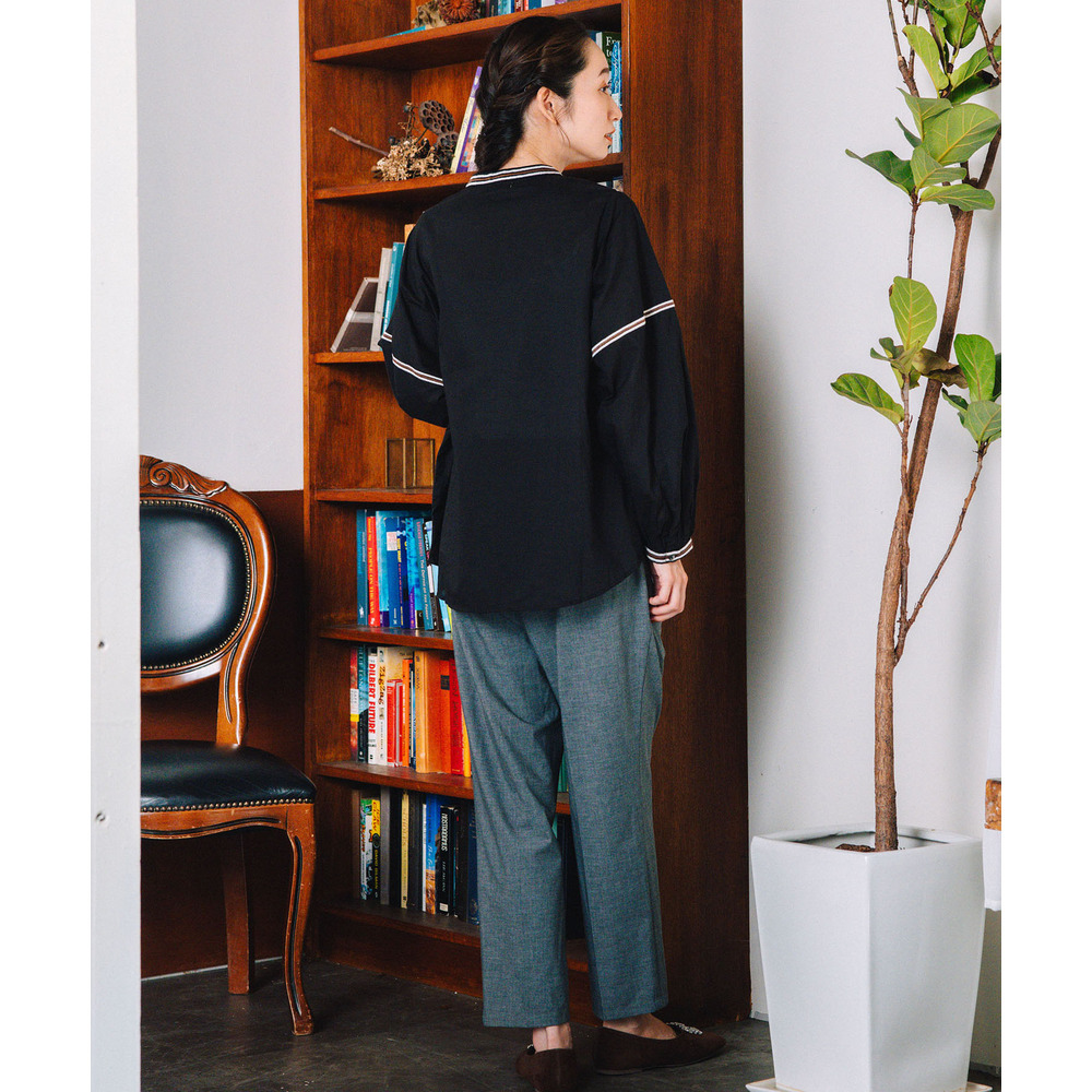 INDESIGN コードエンブロイダリーバンドカラーブラウス5