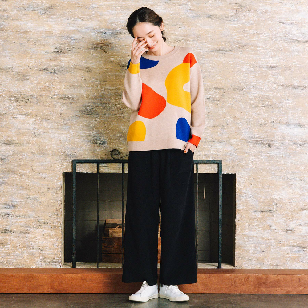 INDESIGN コーデュロイベイカーパンツ2