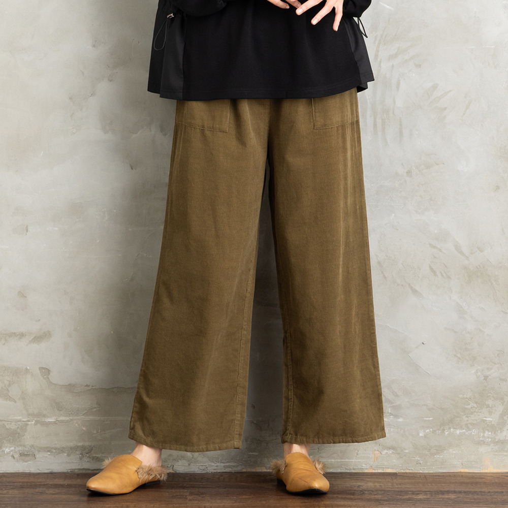 INDESIGN コーデュロイベイカーパンツ1