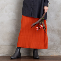 FONTLAB リブニットスカート