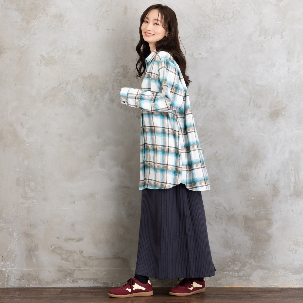 FONTLAB リブニットスカート10