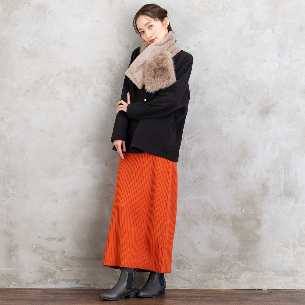 FONTLAB リブニットスカート3