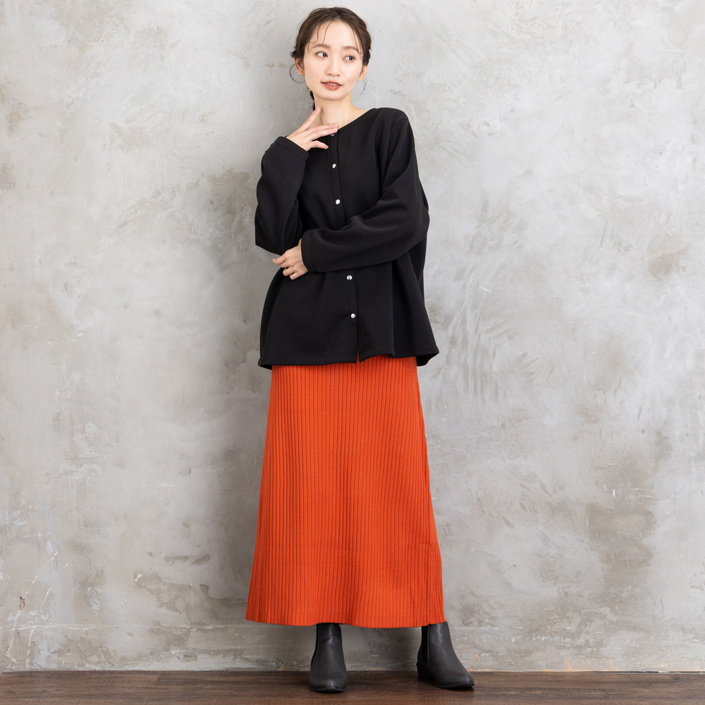 FONTLAB リブニットスカート4