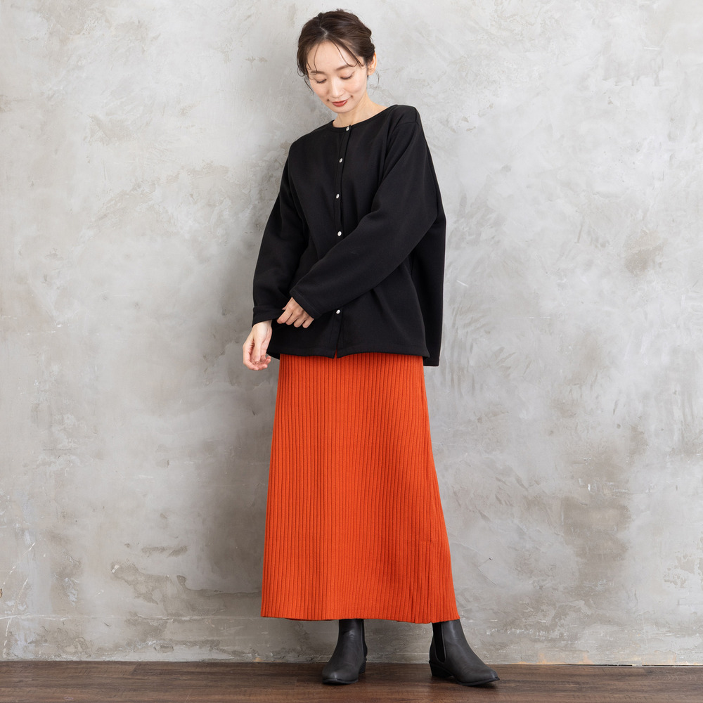 FONTLAB リブニットスカート5