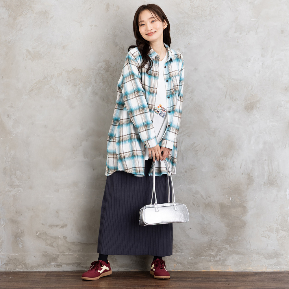 FONTLAB リブニットスカート9