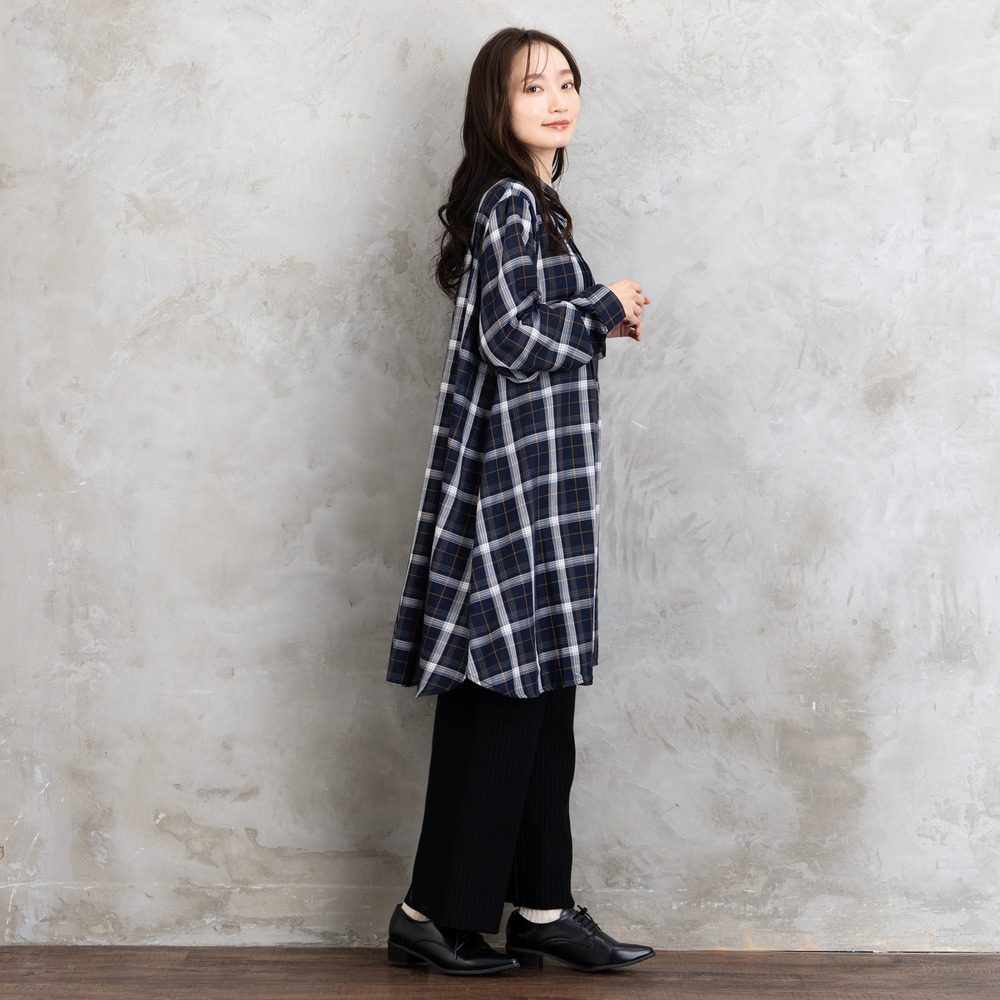 FONTLAB リブニットセミワイドパンツ4