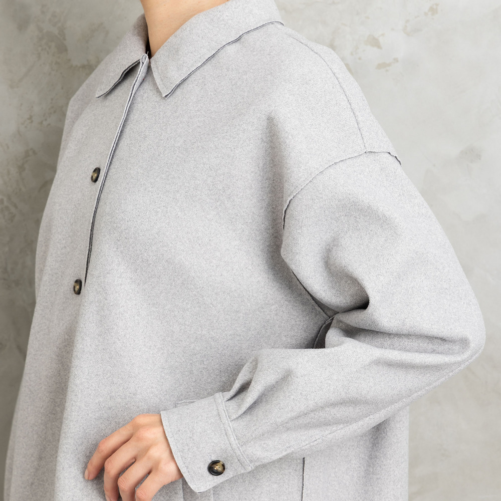 21号(6L~) FONTLAB ライトメルトンシャツジャケット11