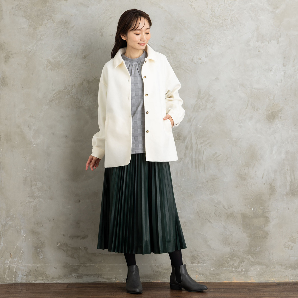 21号(6L~) FONTLAB ライトメルトンシャツジャケット14