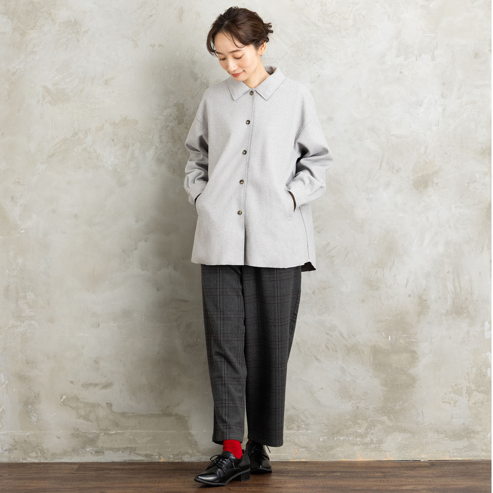 21号(6L~) FONTLAB ライトメルトンシャツジャケット20