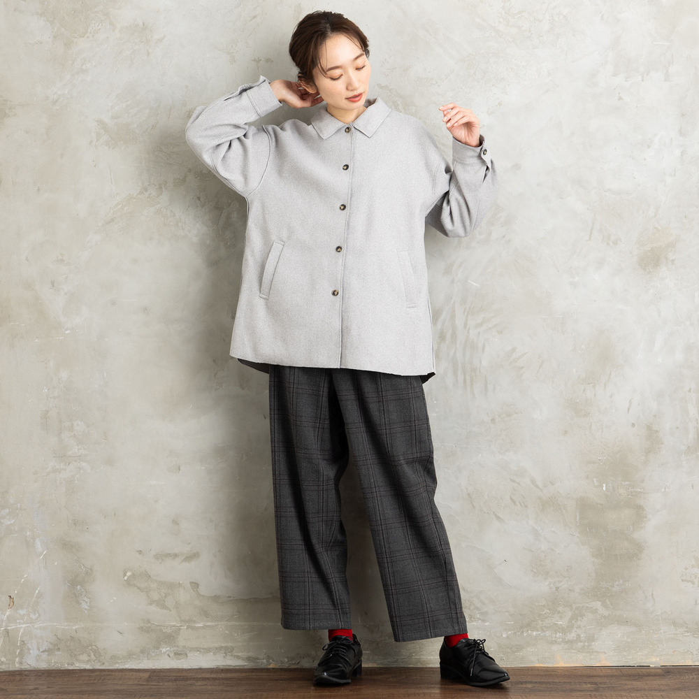 21号(6L~) FONTLAB ライトメルトンシャツジャケット21