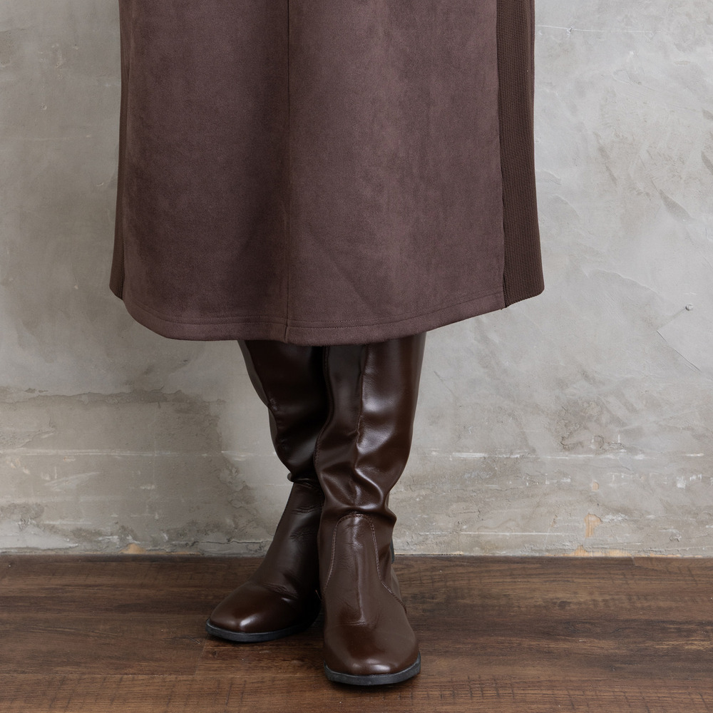 21号(6L~) FONTLAB マシュマロスウェードVネックジャンパースカート17