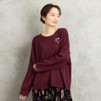 21号(6L～) (ロジーク) [30th]ビジューブローチライクニット