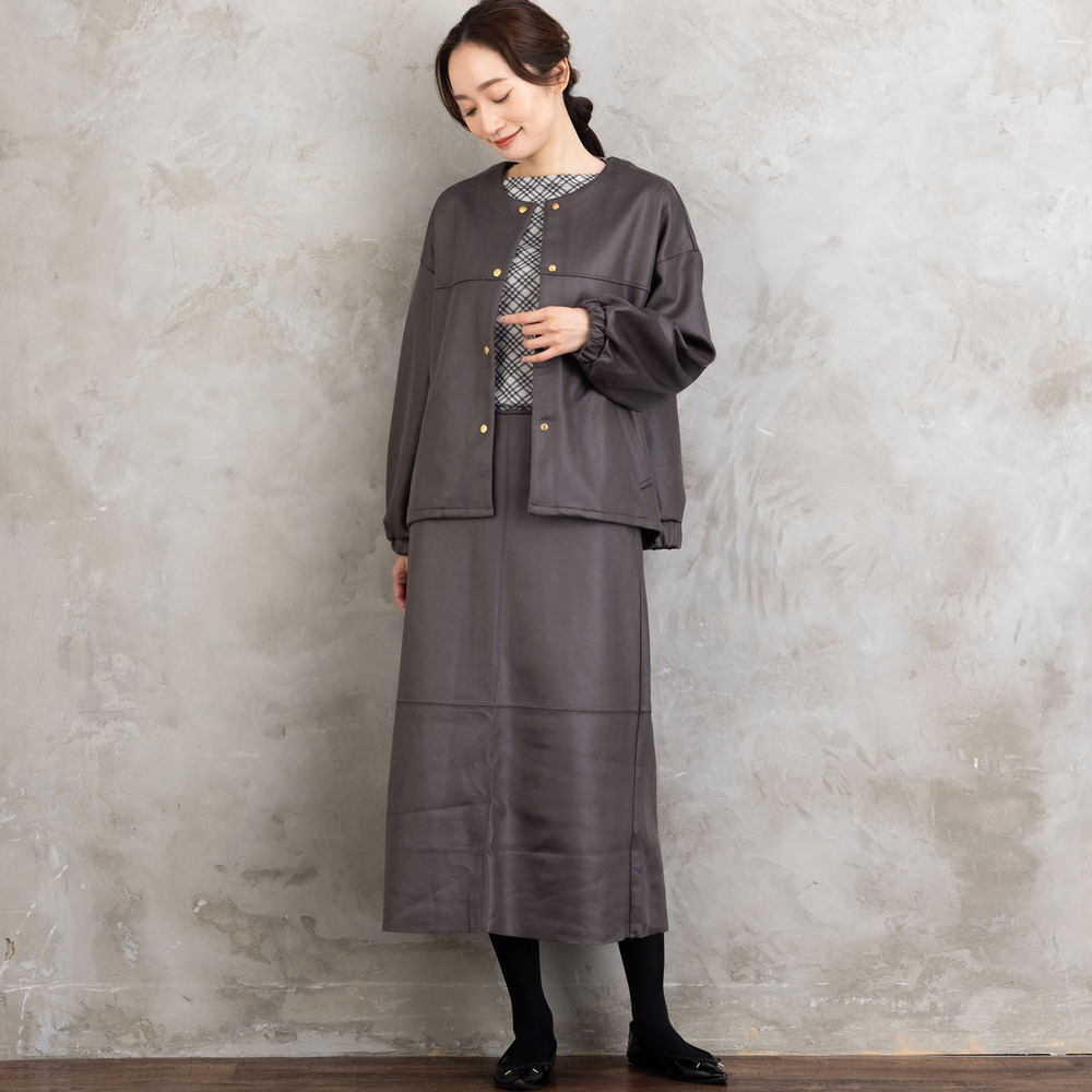 21号(6L~) FONTLAB マシュマロレザーライクブルゾン10