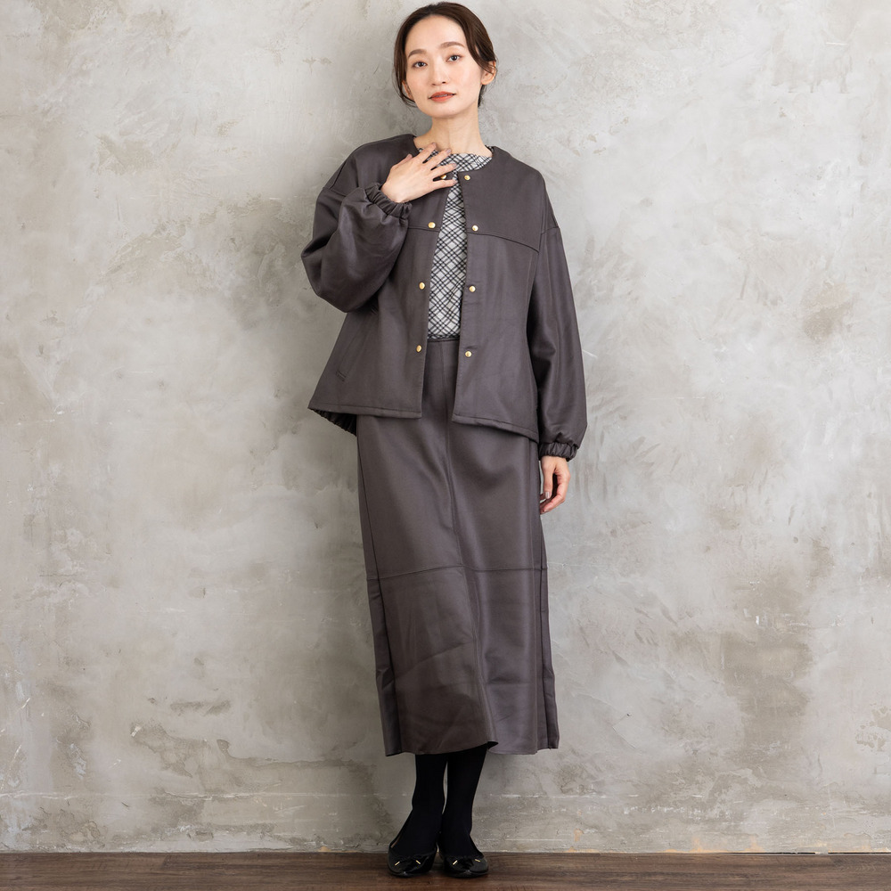 21号(6L~) FONTLAB マシュマロレザーライクブルゾン11