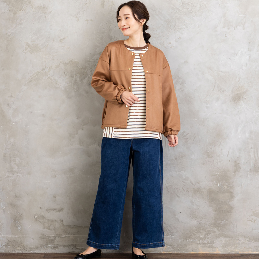 21号(6L~) FONTLAB マシュマロレザーライクブルゾン12