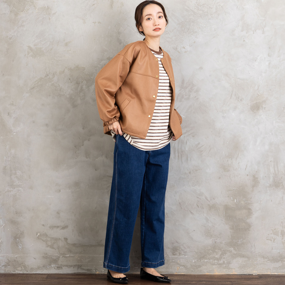 21号(6L~) FONTLAB マシュマロレザーライクブルゾン13