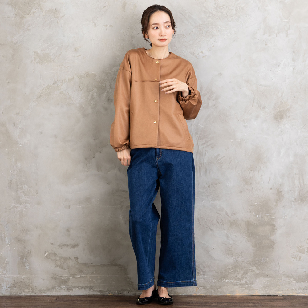 21号(6L~) FONTLAB マシュマロレザーライクブルゾン14