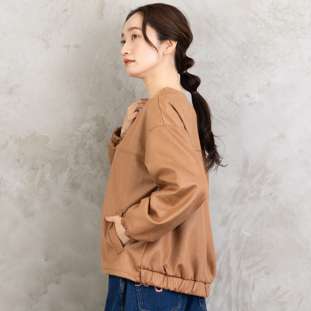 21号(6L~) FONTLAB マシュマロレザーライクブルゾン16