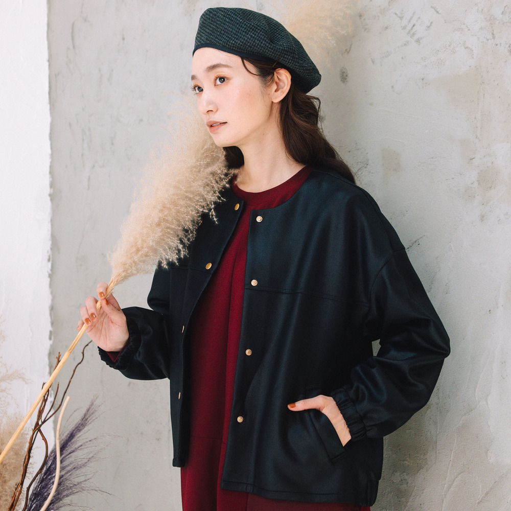 21号(6L~) FONTLAB マシュマロレザーライクブルゾン5