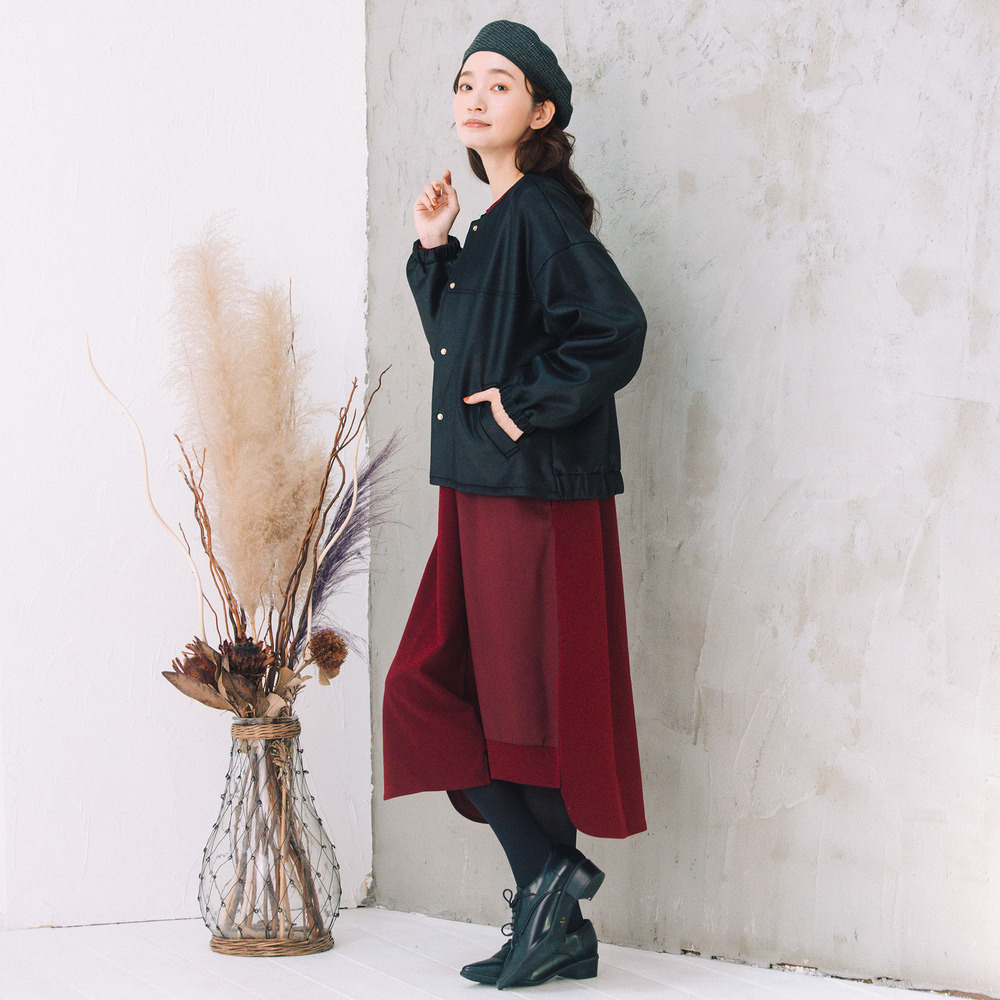 21号(6L~) FONTLAB マシュマロレザーライクブルゾン8