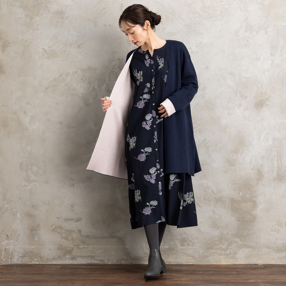 21号(6L~) FONTLAB Wフェイス配色コーディガン11