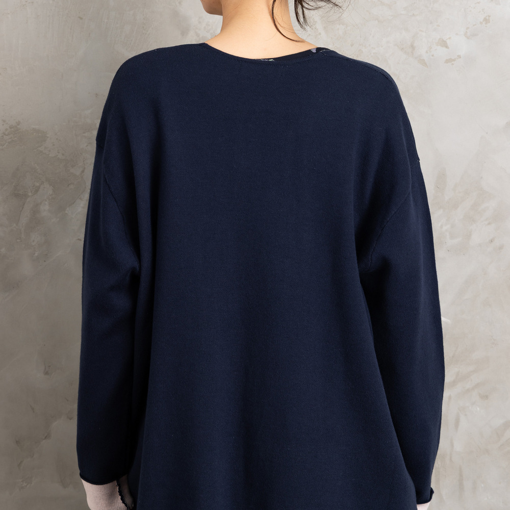 21号(6L~) FONTLAB Wフェイス配色コーディガン14