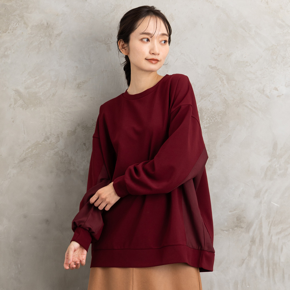 21号(6L~) FONTLAB 異素材コンビプルオーバー1