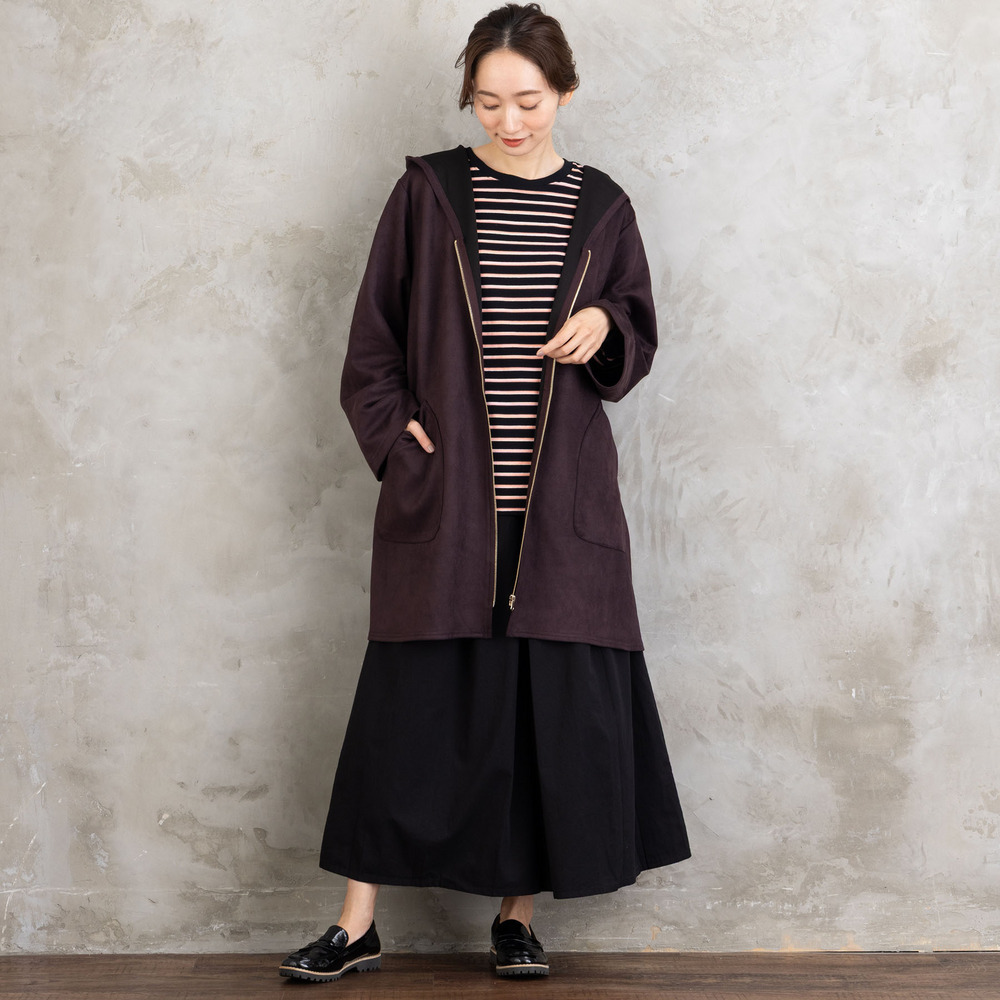 21号(6L~) INDESIGN コットンツイルワイドパンツ12