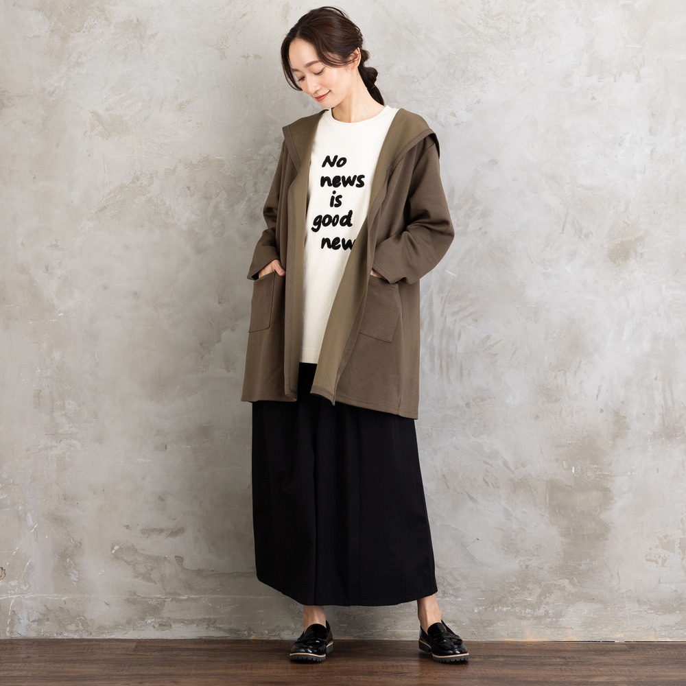 21号(6L~) INDESIGN コットンツイルワイドパンツ14